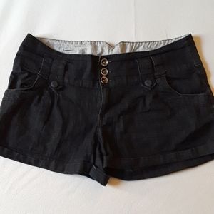 Dark wash jean shorts